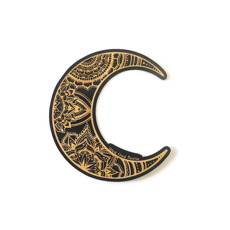 Crescent Moon Sticker