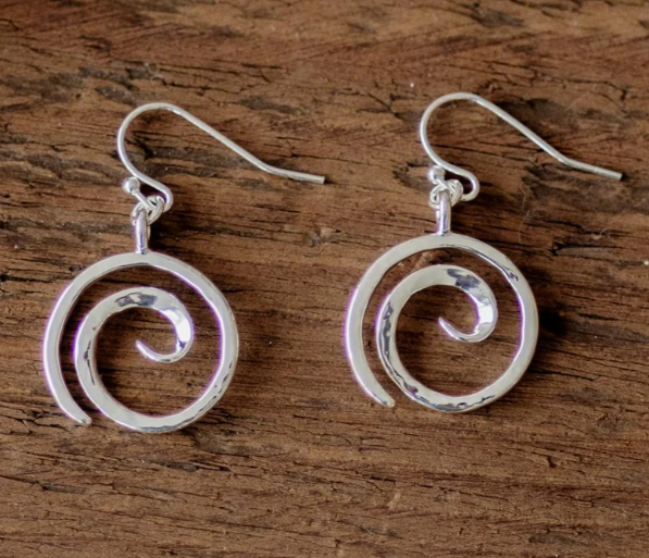 Glee Tofino Earrings Silver, Soulful Sister Aromatherapy Langford BC