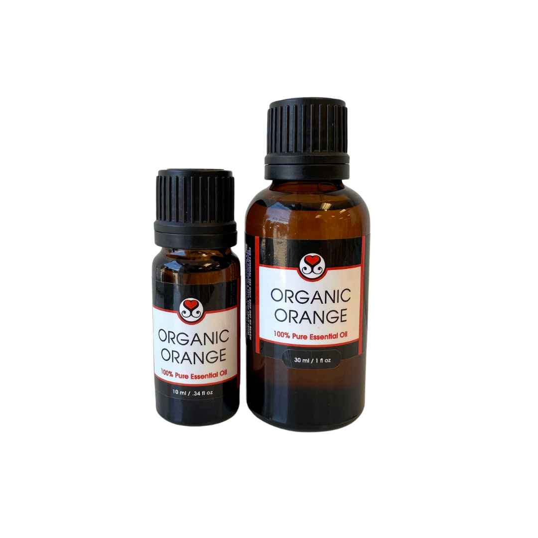 Organic Orange Pure Essential Oil 10ml and 30ml, Langford BC