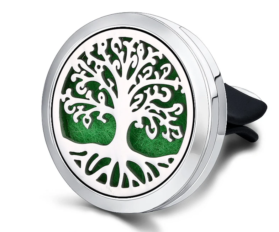 Clip On Tree Of Life Car Diffuser Gift Set with Keep Calm