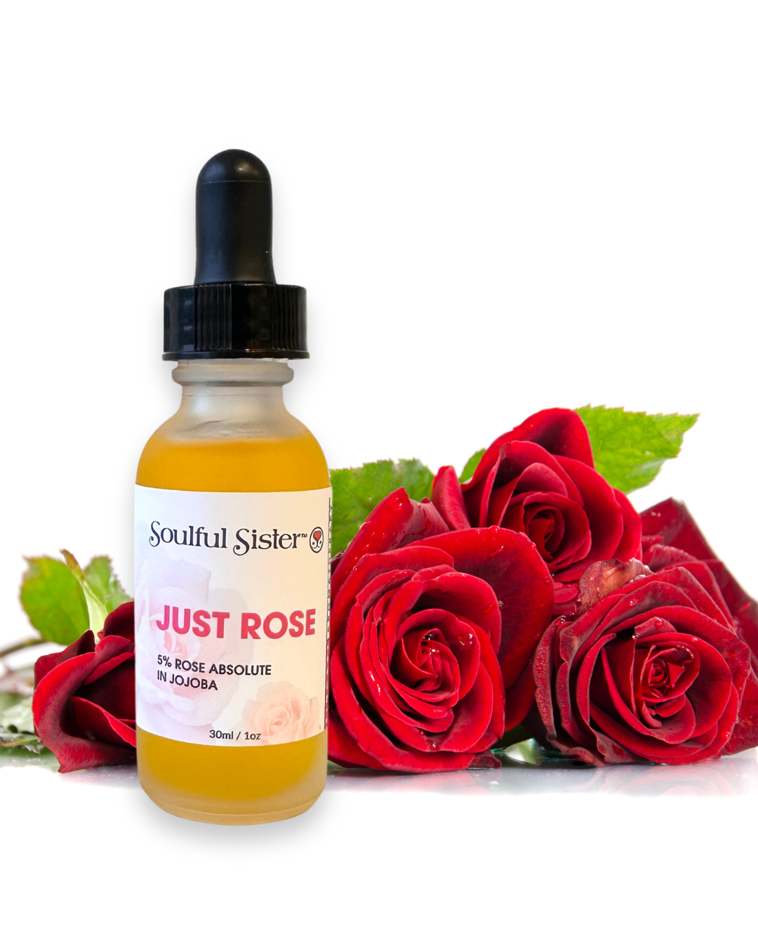 Just Rose - 5% Rose in Organic Jojoba Oil, Langford BC Canada