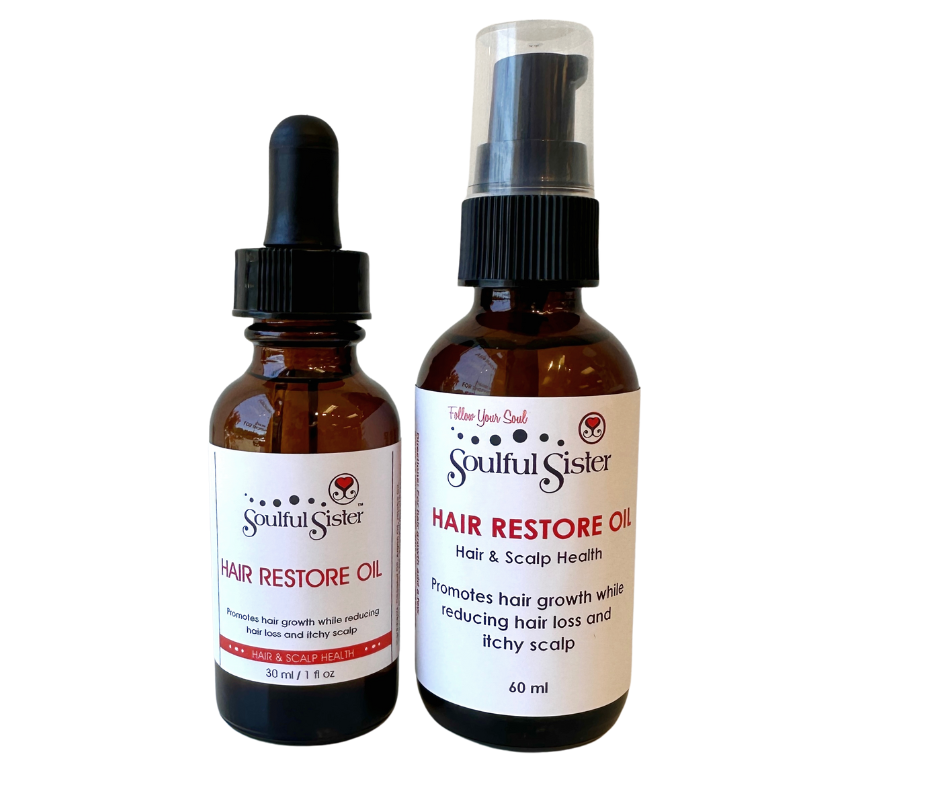Hair Restore Oil Aromatherapy for hair growth and scalp health,  Langford BC