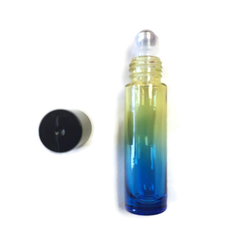 Roll On Bottle - Colourful Metal Roller 10ml
