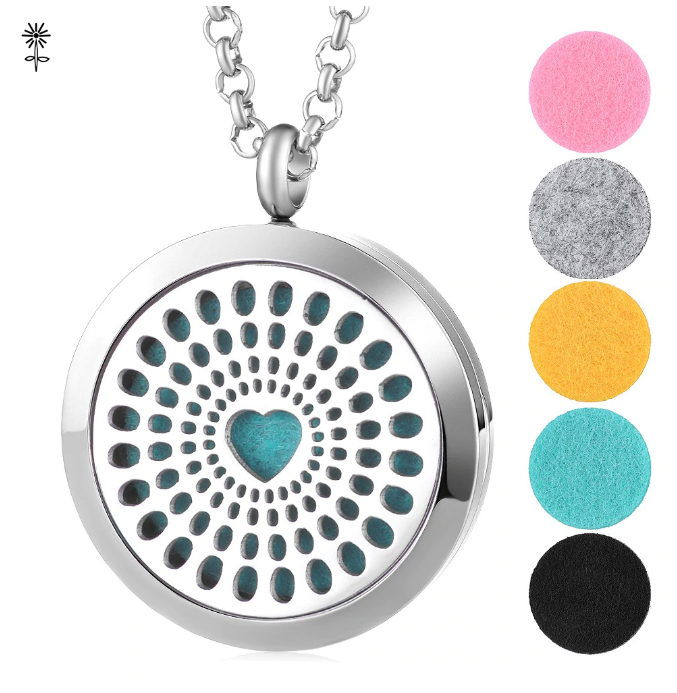 Heart Diffuser Necklace Gift Set
