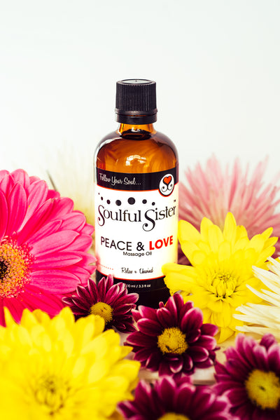 Peace and Love Massage Oil Victoria BC Canada