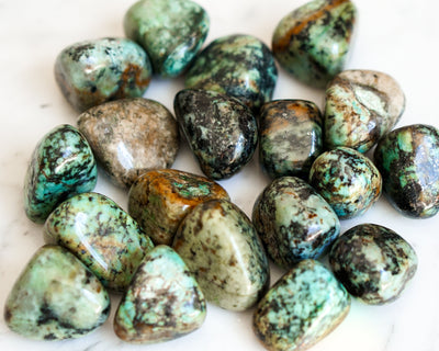 African Turquoise Crystal Gemstone Victoria BC