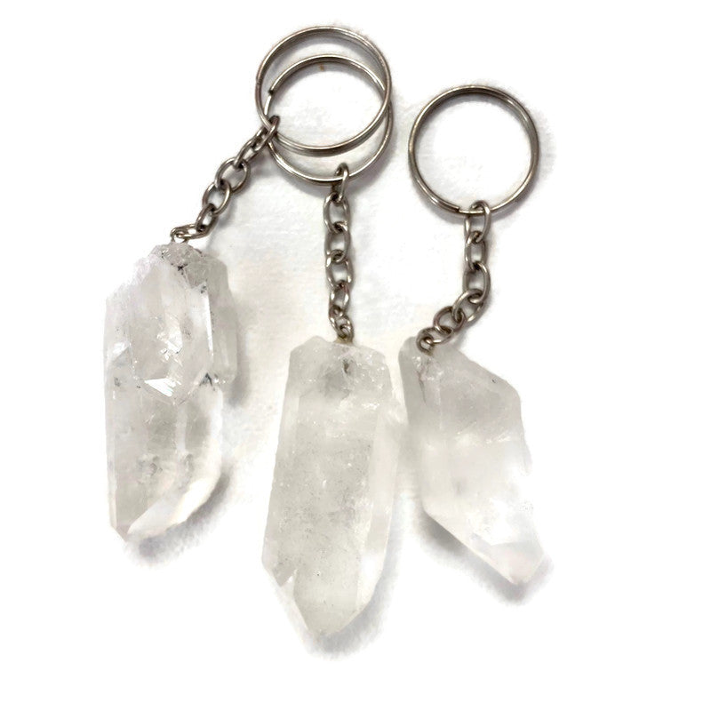 Keychains Clear Quartz